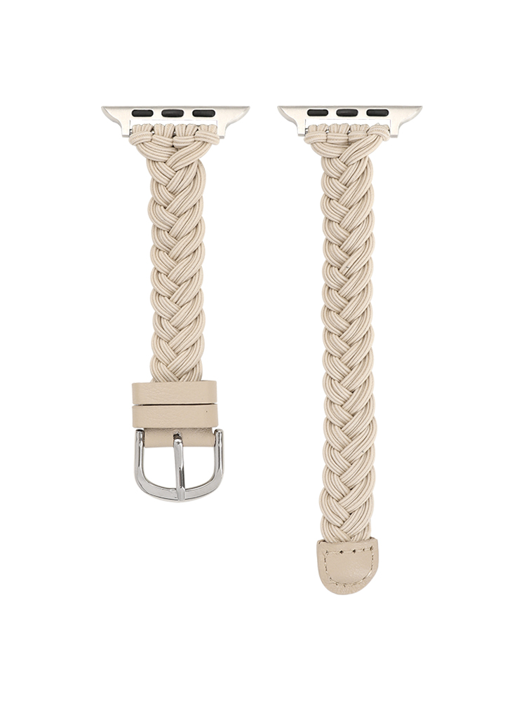 Single Loop Braided Twist Leather Band