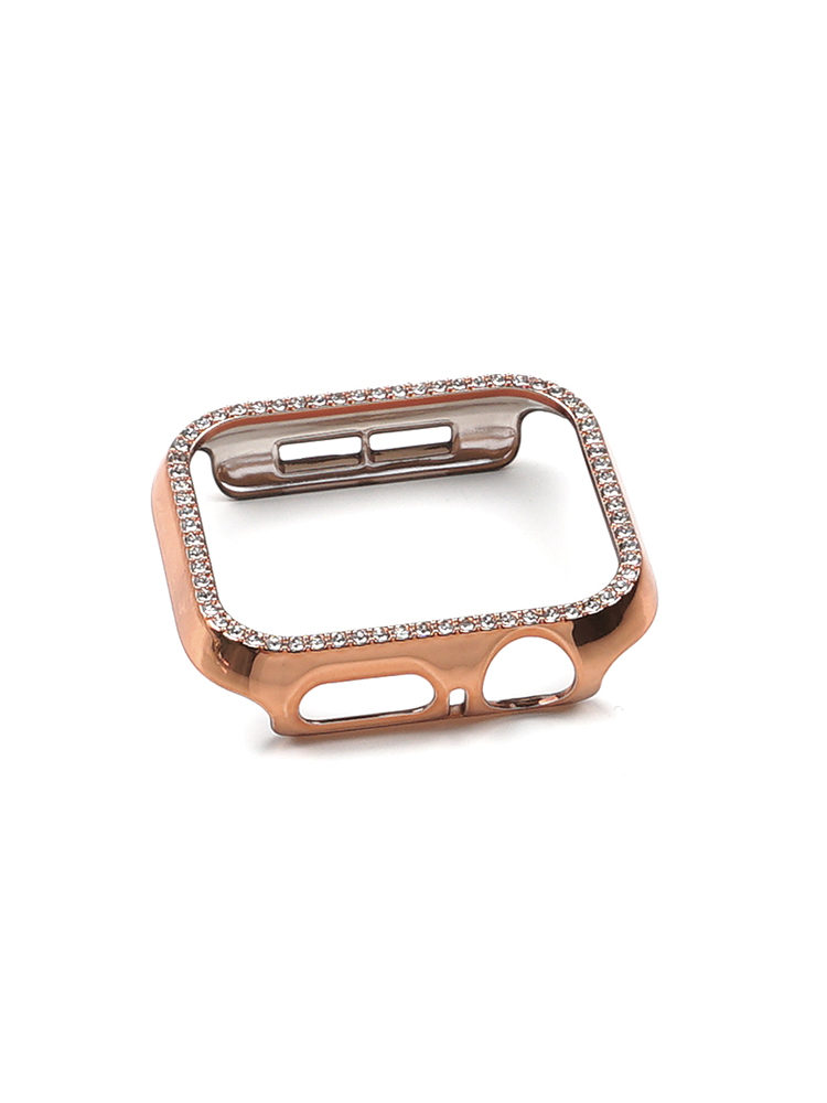 Single Drain Rhinestone PVC Protective Case for Apple Watch
