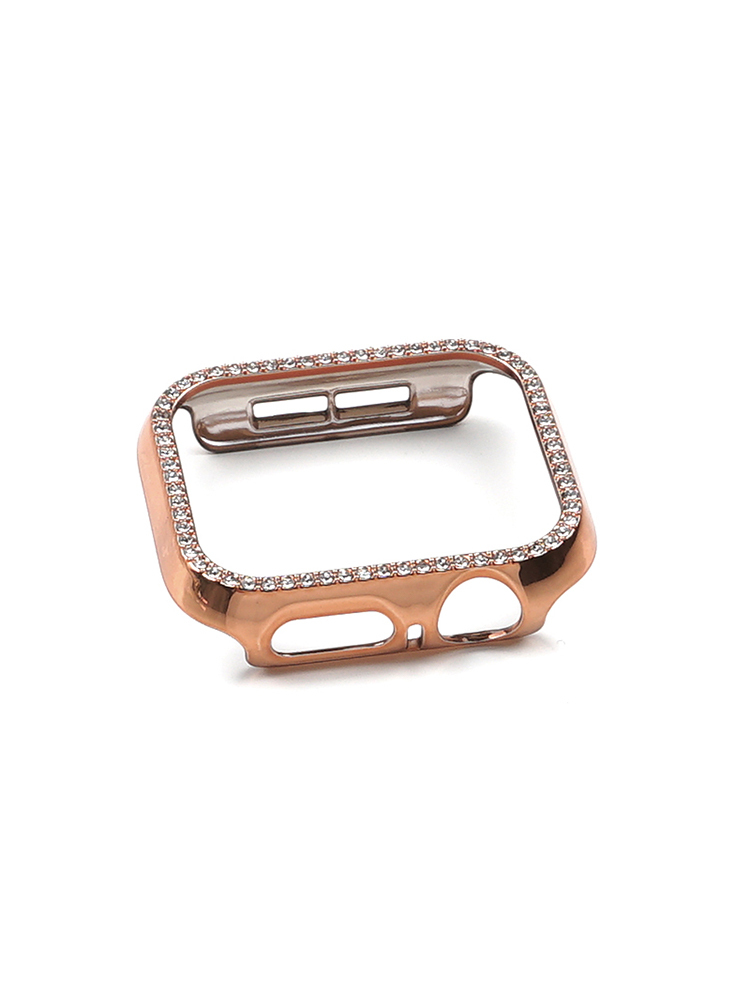Single Drain Rhinestone PVC Protective Case for Apple Watch