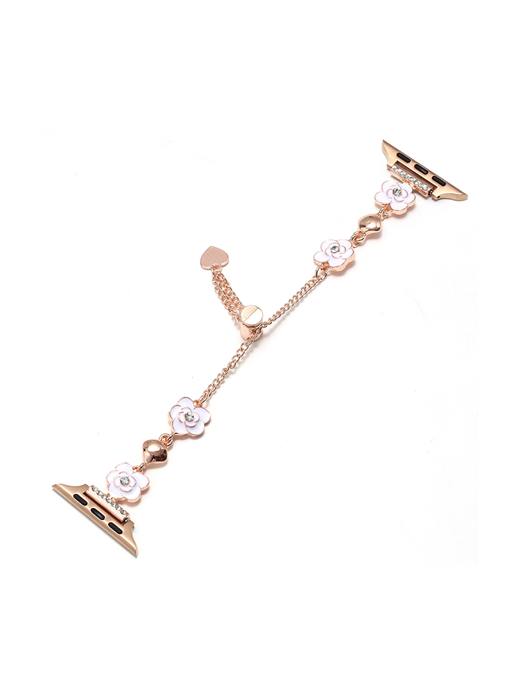 Camellia Chain Stainless Steel Apple Watch Band - Tatanband