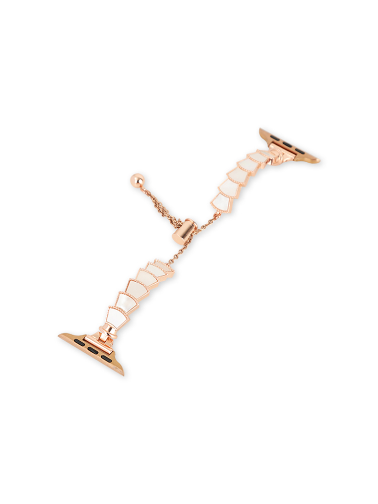 Natural Shell Stainless Steel Band