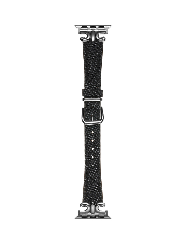 Triumphal arch Denim Color Leather Band