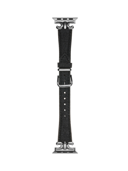 Triumphal arch Denim Color Leather Band