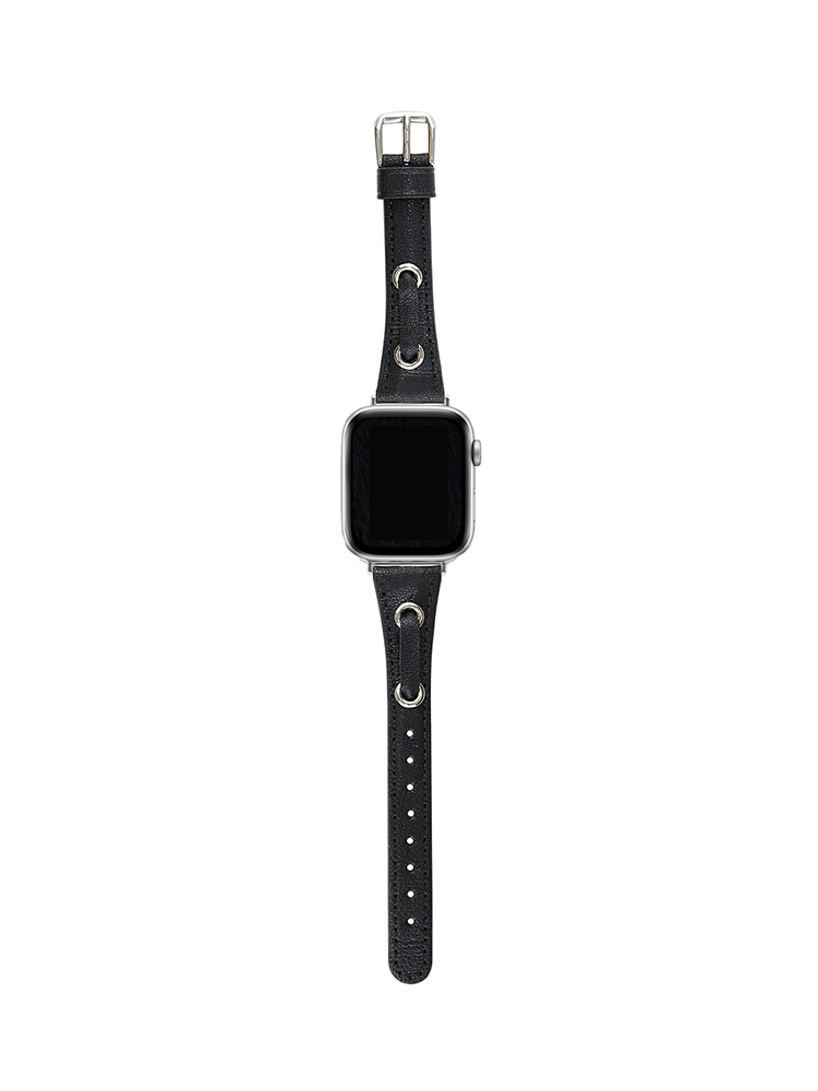 Curved String Leather Apple Watch Band - Tatanband