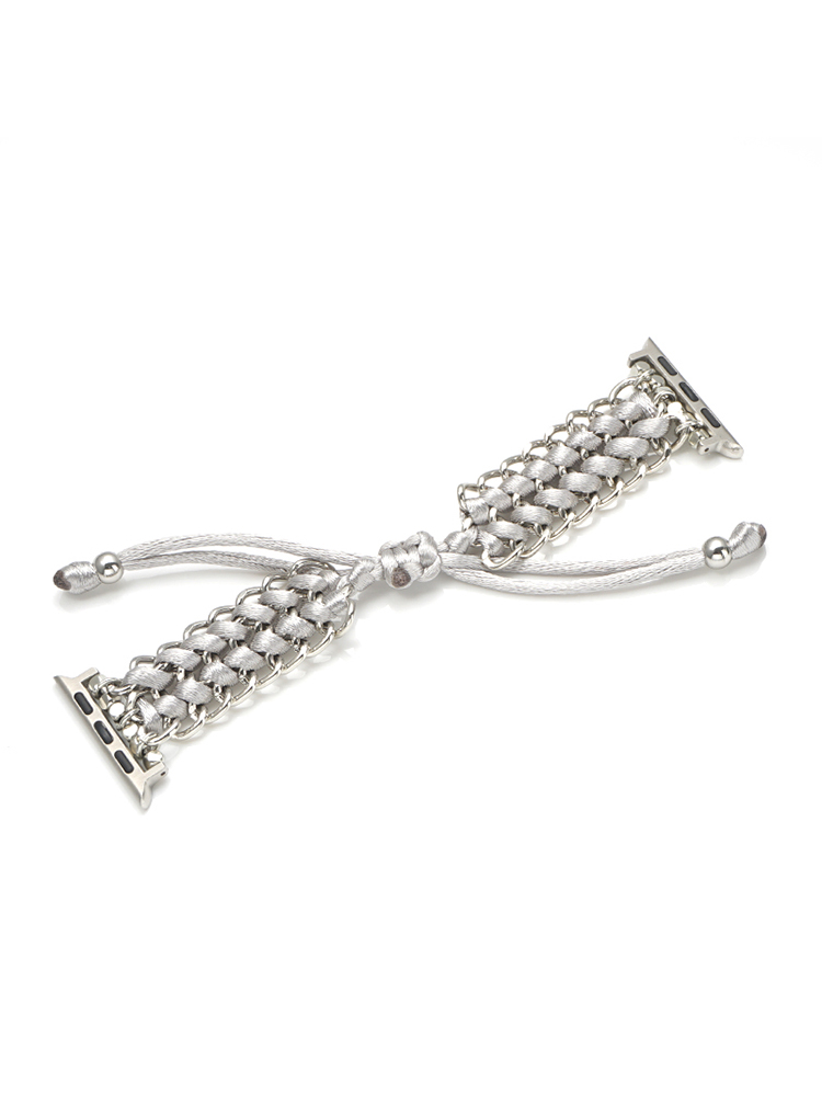 Nylon Braided Metal Chain Stainless Steel Band