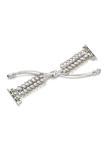 Nylon Braided Metal Chain Stainless Steel Band