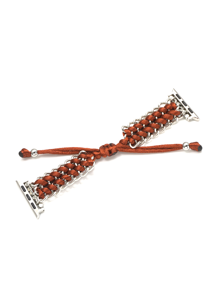 Nylon Braided Metal Chain Stainless Steel Band