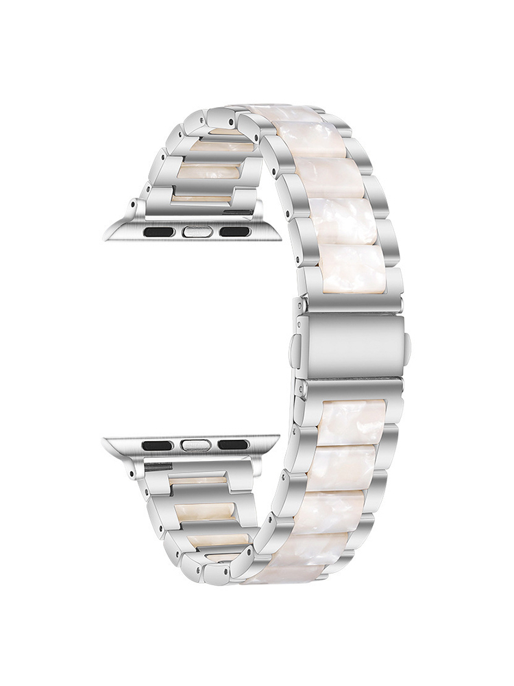 Resin with Stainless Steel Band for Apple Watch