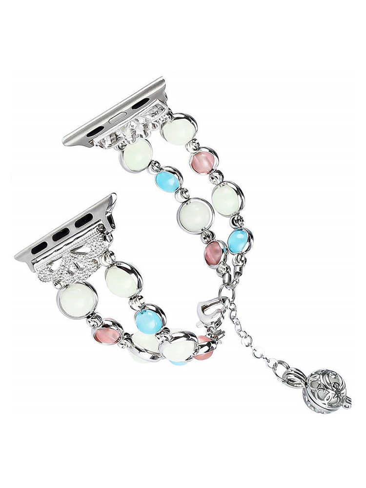 Luminous Stone Beaded Band