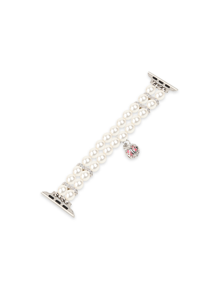 Double Chain Shell Pearl Band