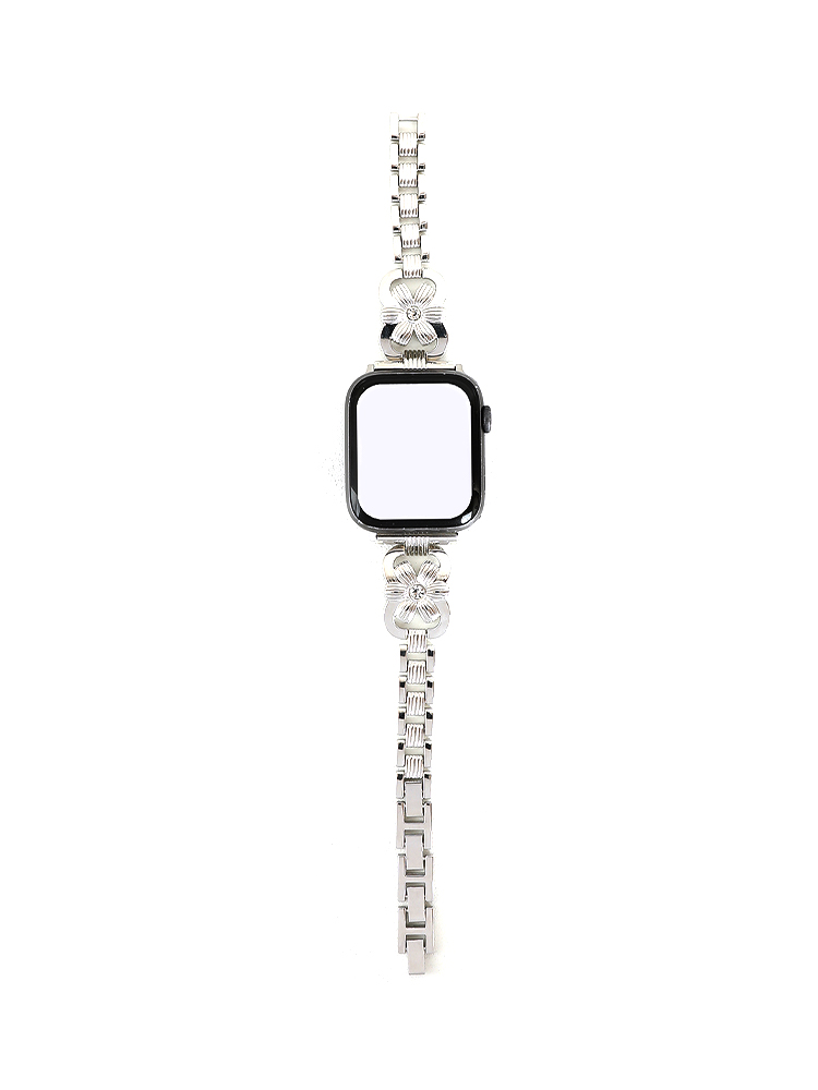 Six Petal Flower Stainless Steel Apple Watch Band - Tatanband