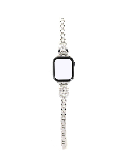 Six Petal Flower Stainless Steel Band