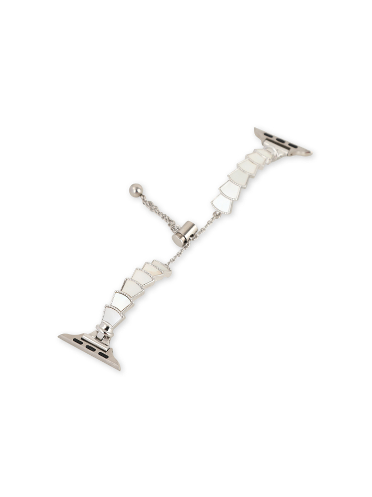 Natural Shell Stainless Steel Band for Apple Watch