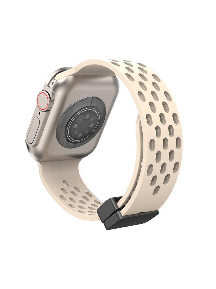 Candy Color Mesh Breathable Silicone Apple Watch Band - Tatanband