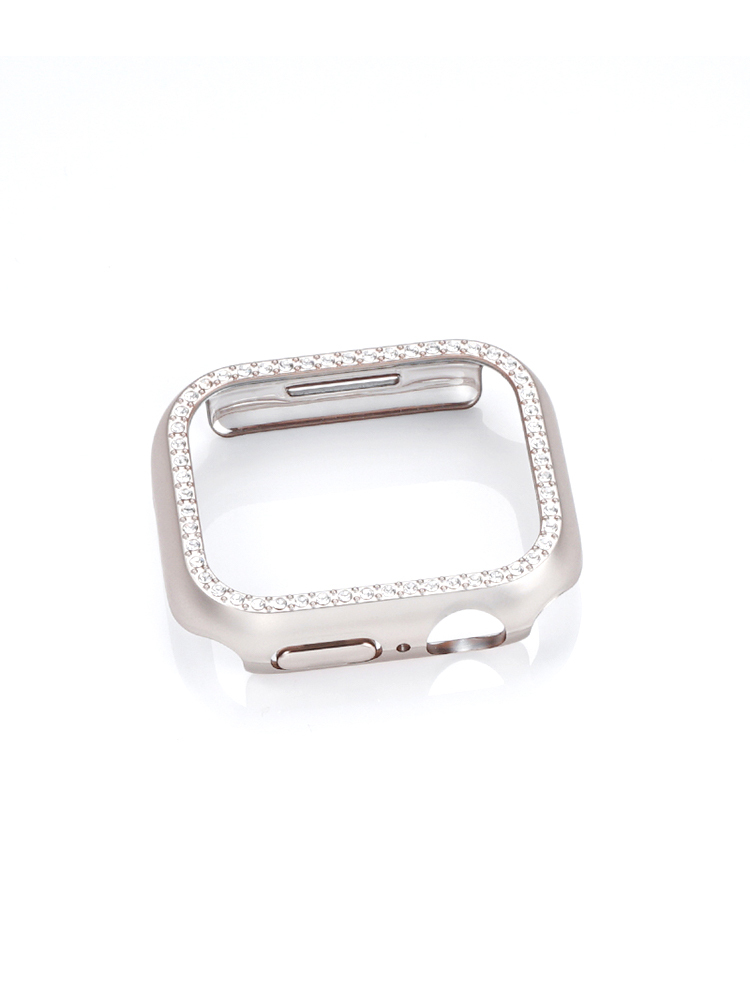 Single Drain Rhinestone PVC Protective Case for Apple Watch
