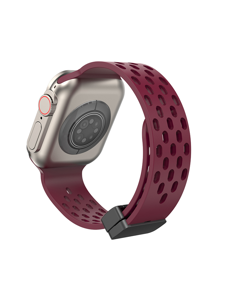 Candy Color Mesh Breathable Silicone Apple Watch Band - Tatanband