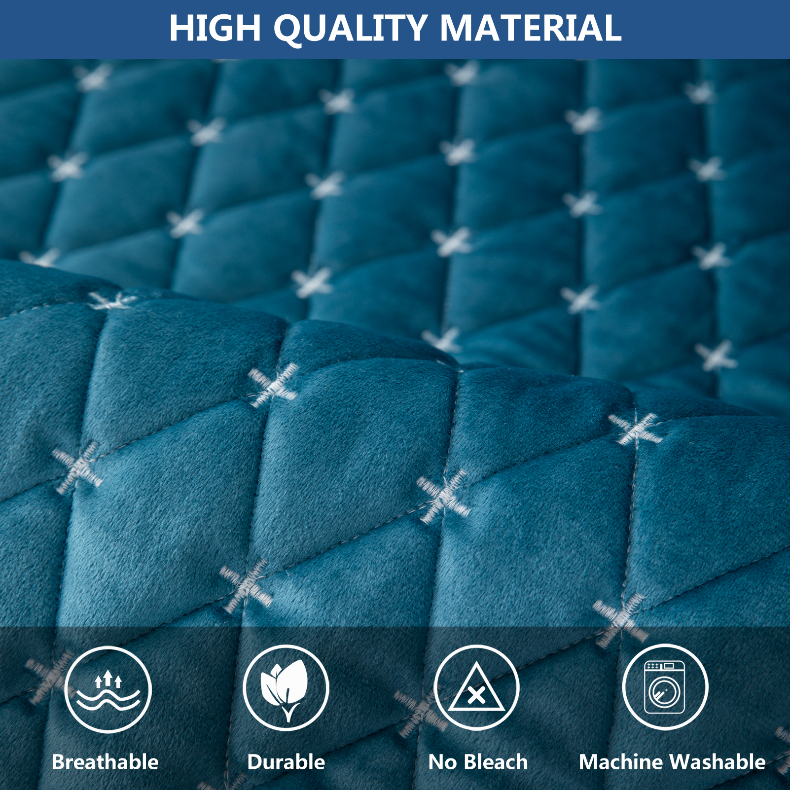 Eismodra Couch Cover,Sectional Couch Covers,Sofa Covers for 3 Cushion 