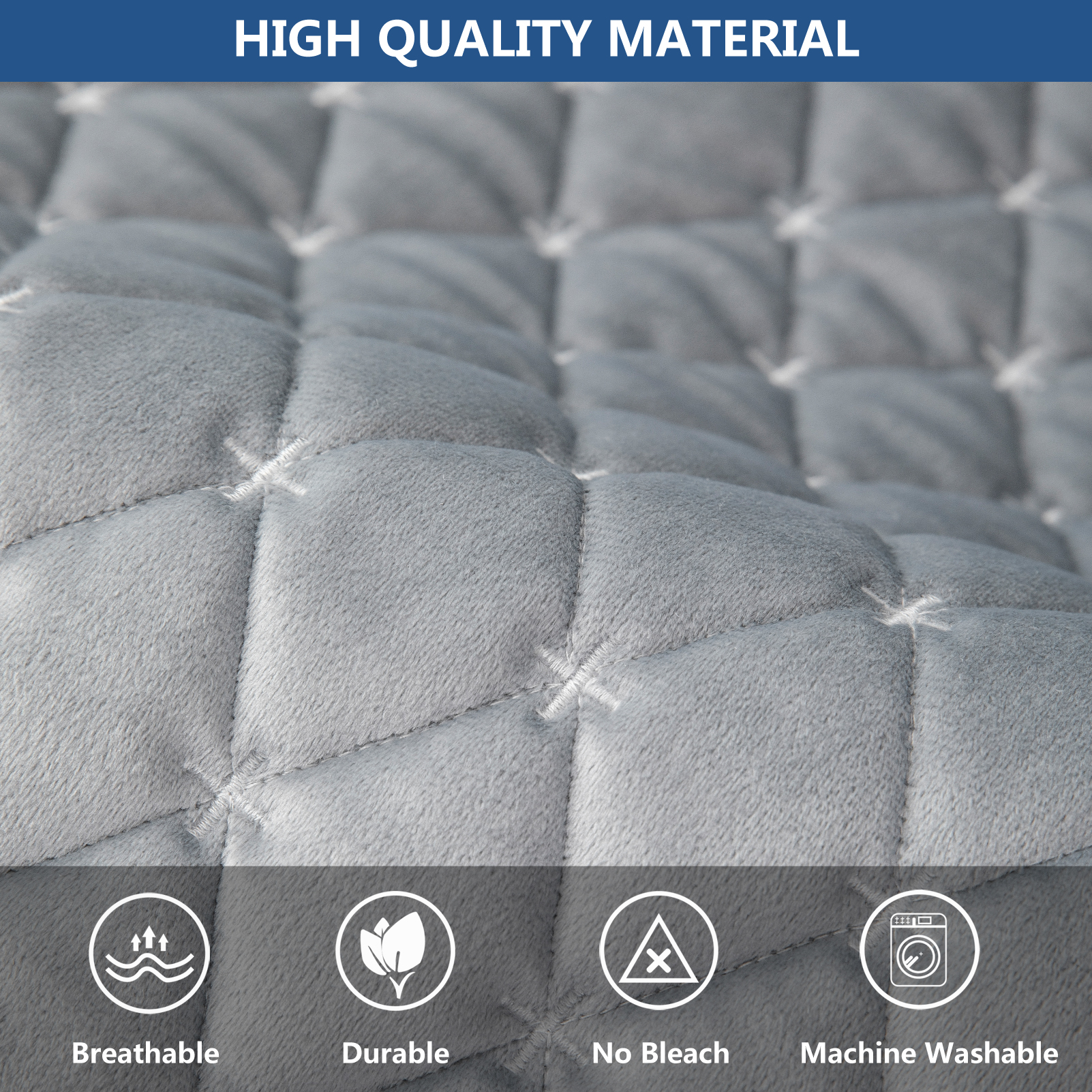 Eismodra Couch Cover,Sectional Couch Covers,Sofa Covers for 3 Cushion 