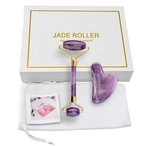 Wholesale Factory Real Natural Face Lifting Skin Care Tool Amethyst Cr