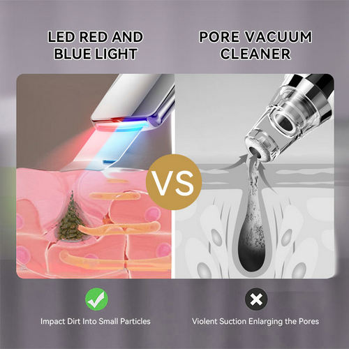 LED Light Red And Blue EMS Ultra Sonic Ultrasound Electric Ultrasonic