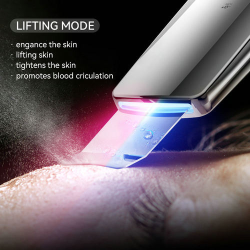 LED Light Red And Blue EMS Ultra Sonic Ultrasound Electric Ultrasonic