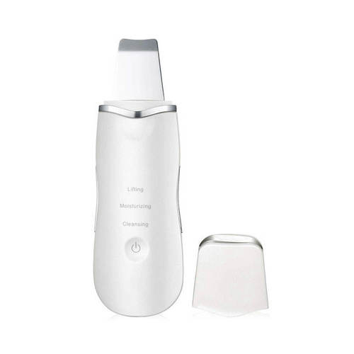 Waterproof Ultrasonic Ion Spa Peeling Pores Dirt Spatula Facial Cleane