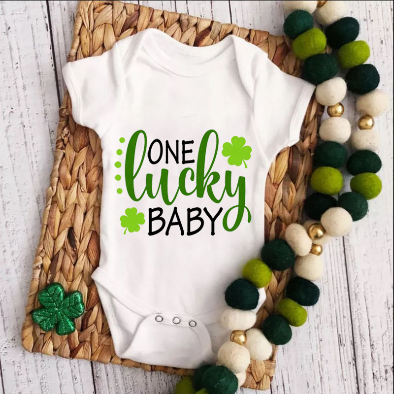 St. Patrick's Day One Lucky Baby Gender Neutral Bodysuit