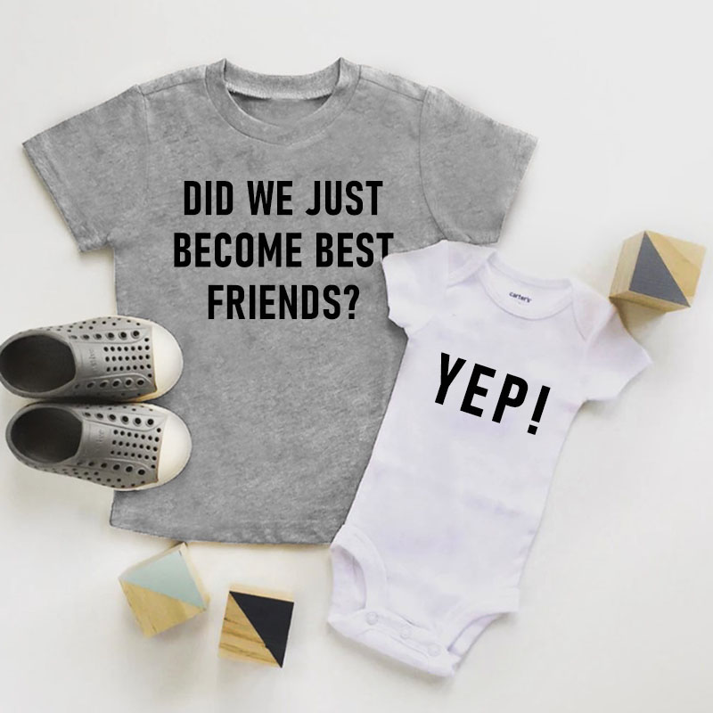 Did We Just Become Best Friends YEP!The Original Set of Matching Tees