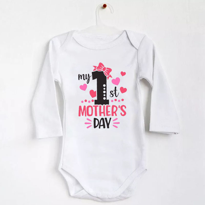 First Mother's Day Onesies, Newborn Baby Boy&Girl Onesie