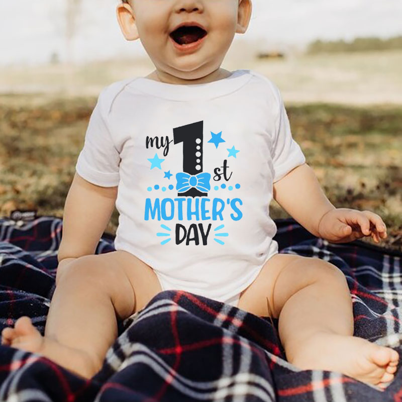 First Mother's Day Onesies, Newborn Baby Boy&Girl Onesie
