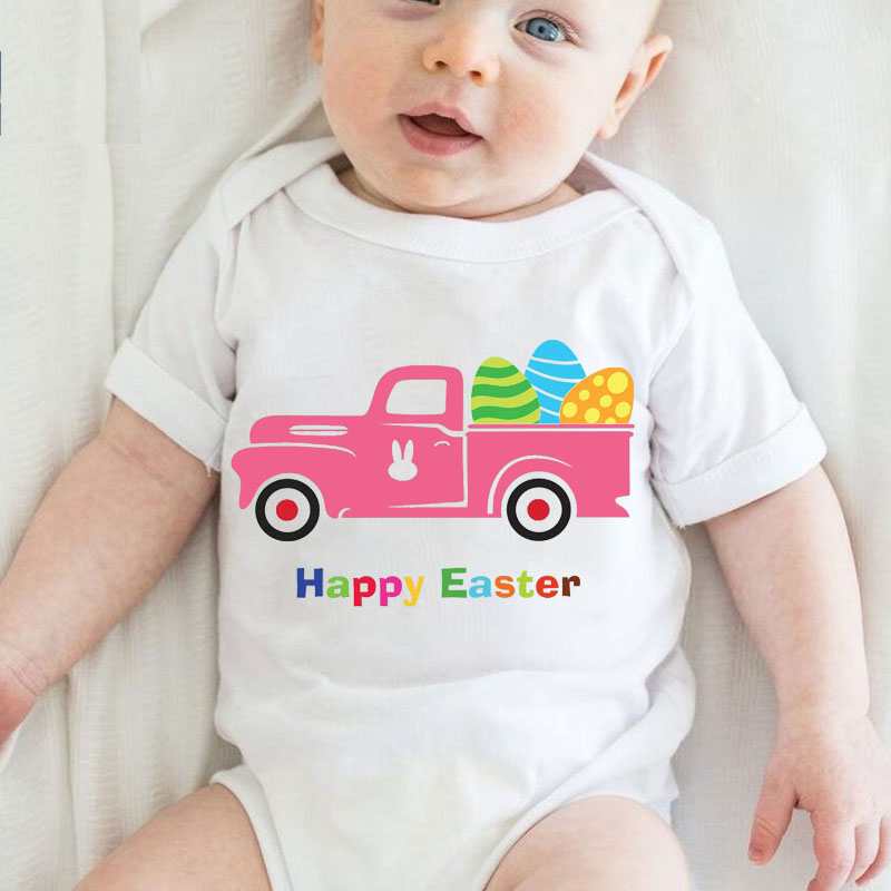 Personalised Easter Car Onesie, Kids Shirt
