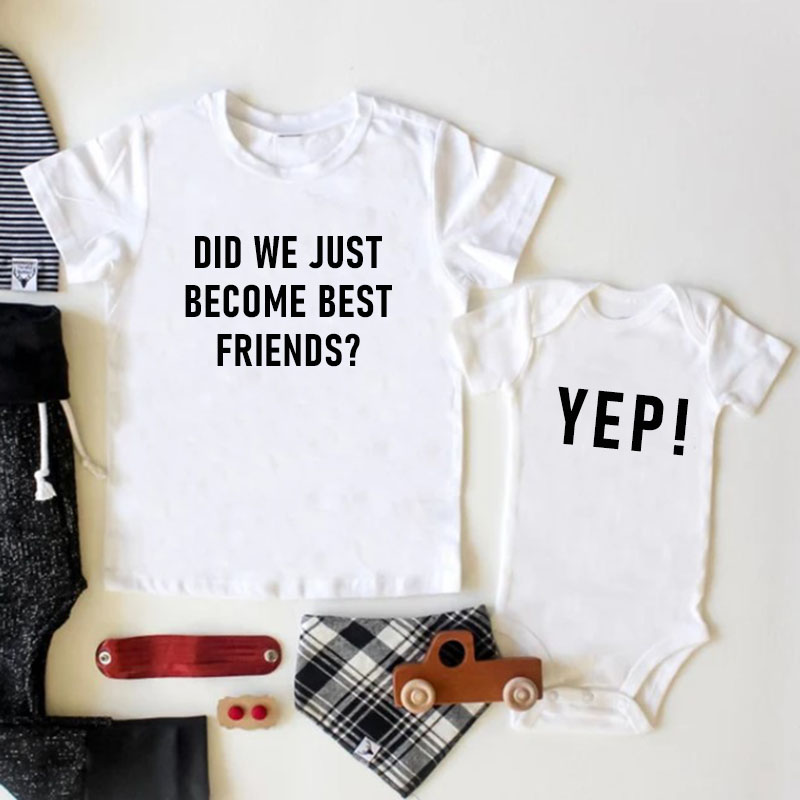 Did We Just Become Best Friends YEP!The Original Set of Matching Tees