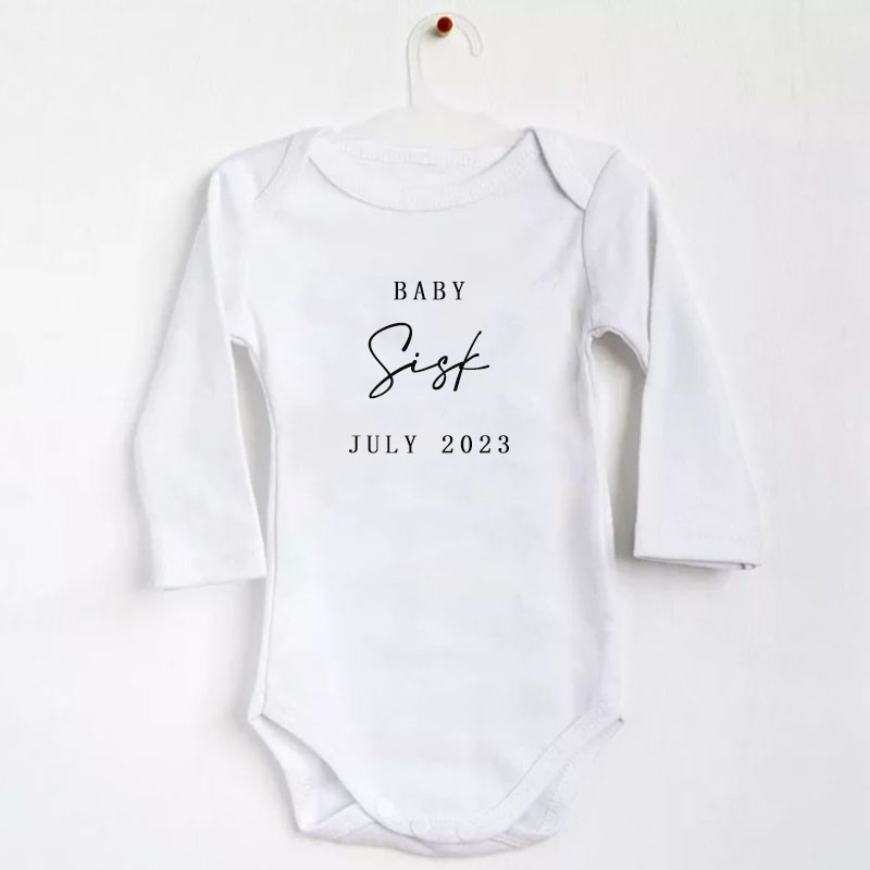 CustomalizedBaby Coming Soon Unisex Onesie New pregnancy Announcement
