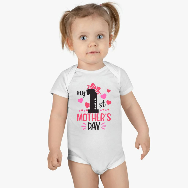 First Mother's Day Onesies, Newborn Baby Boy&Girl Onesie