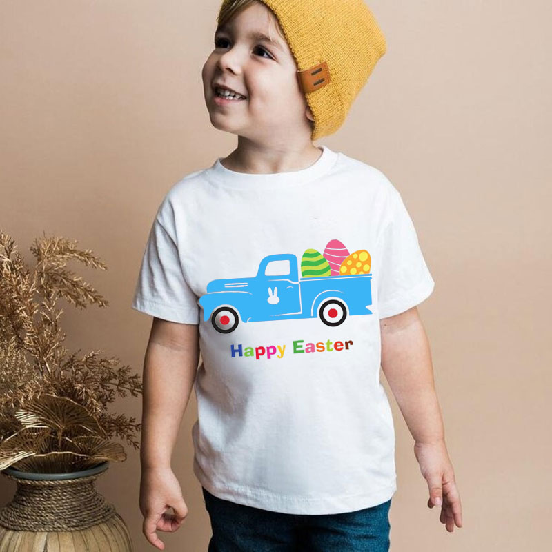 Personalised Easter Car Onesie, Kids Shirt