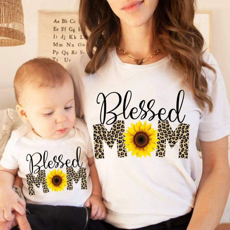 [Baby Bodysuit]Blessed Mama Mini Matching Bodysuit, Mother's Day Gifts
