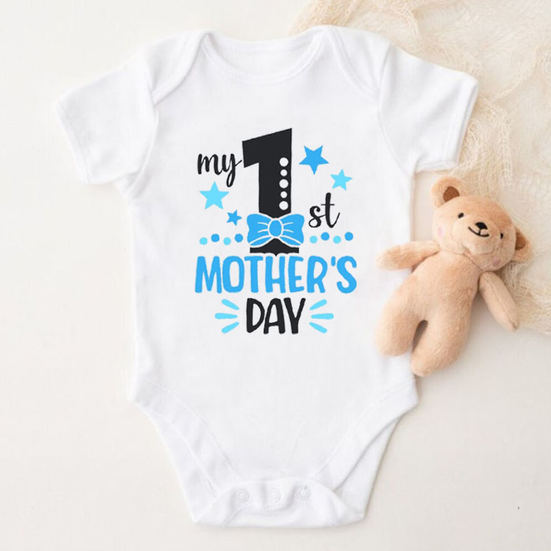 First Mother's Day Onesies, Newborn Baby Boy&Girl Onesie