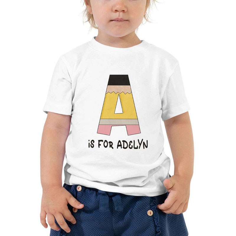 Personalized Custom Back to School Pencil Shirt Gift