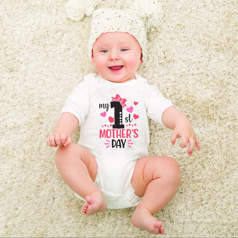 First Mother's Day Onesies, Newborn Baby Boy&Girl Onesie