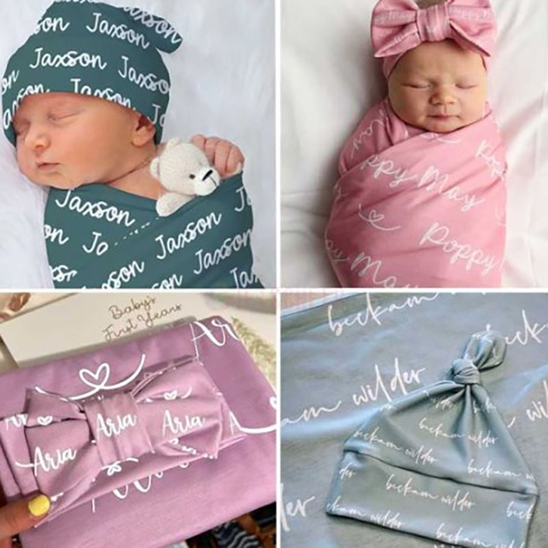 Personalized Custom Swaddle Set Coming Home Outfit Gift