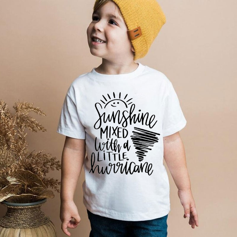 Personalised Sunshine and Hurricane Baby Onesie&Kids Shirt