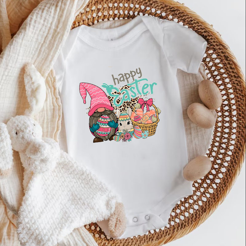 Happy Easter Gnomes Gender Neutral Bodysuit