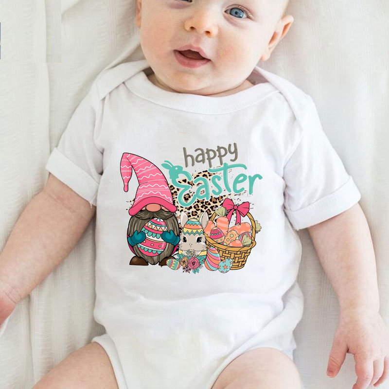 Happy Easter Gnomes Gender Neutral Bodysuit