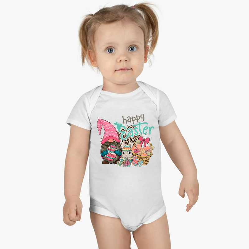 Happy Easter Gnomes Gender Neutral Bodysuit