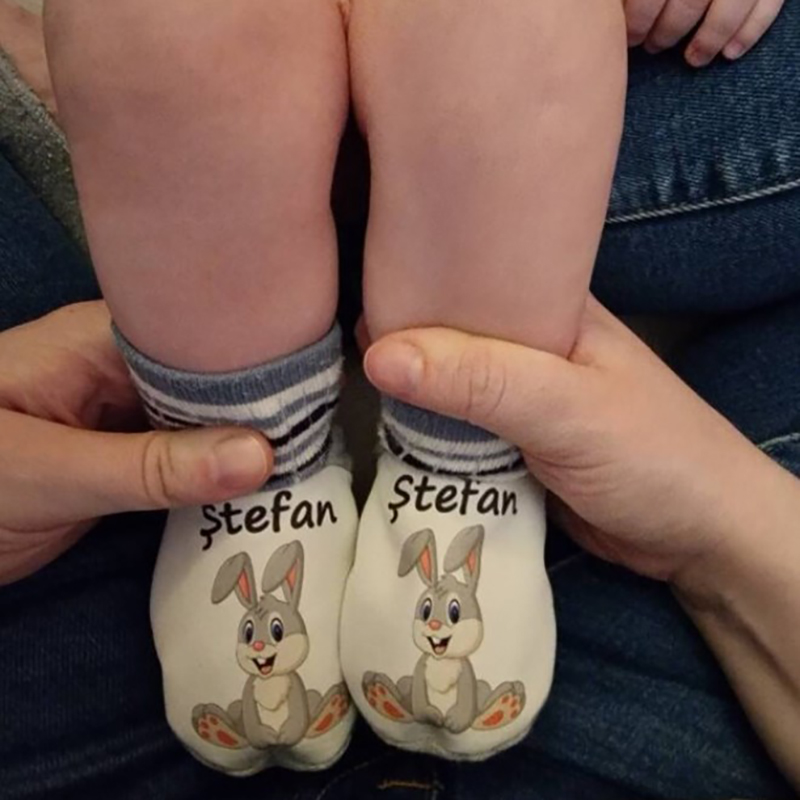 Personalized Newborn Animal Designs Baby Booties