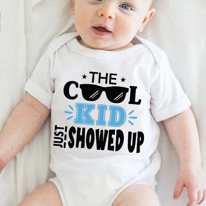 The Cool Kid Just Showed Up Baby boy Onesie