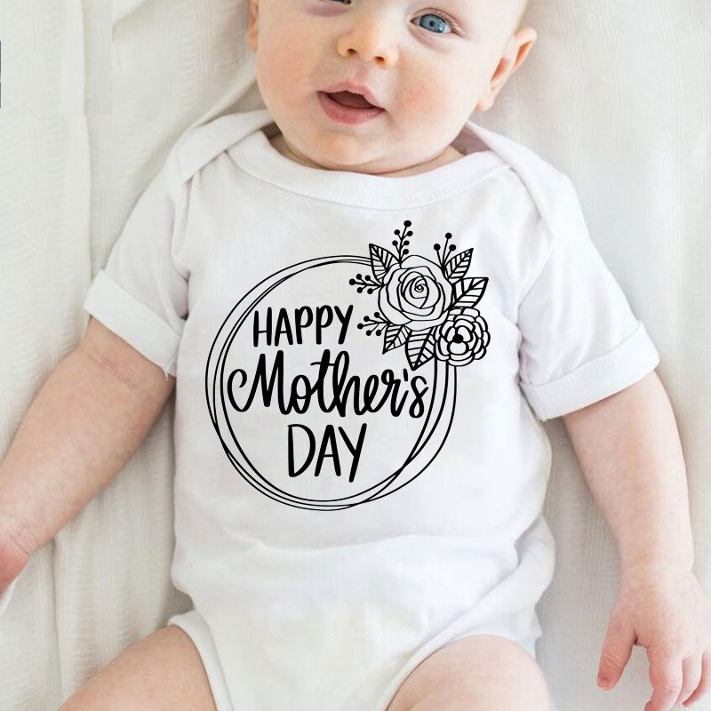 [Baby Bodysuit]Happy Mother'day Wreath Mini Matching Bodysuit