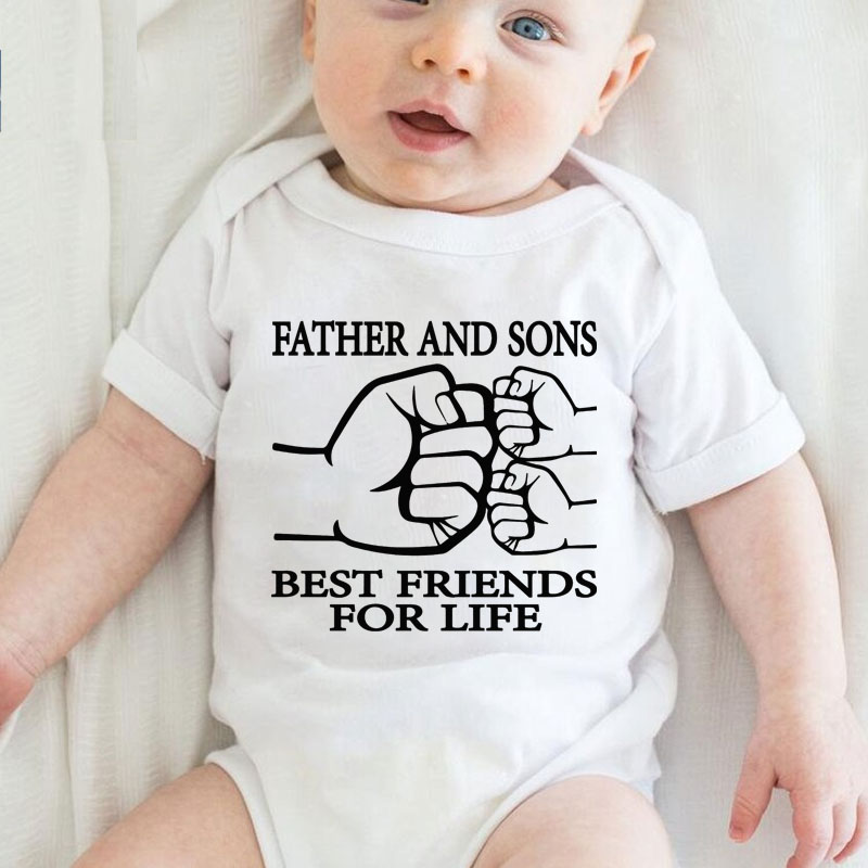 [Adult Tee]Father's Day Father And Sons Best Friends For Life Matching