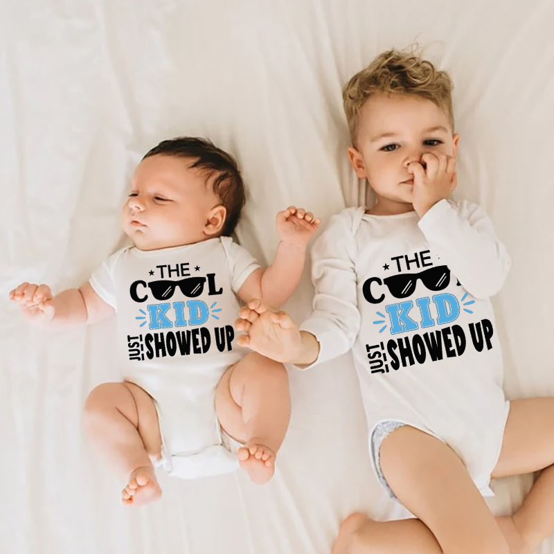 The Cool Kid Just Showed Up Baby boy Onesie