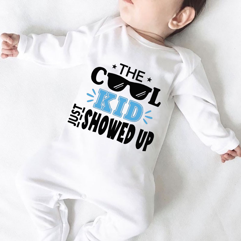 The Cool Kid Just Showed Up Baby boy Onesie